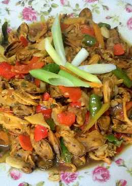 Tumis kerang hijau