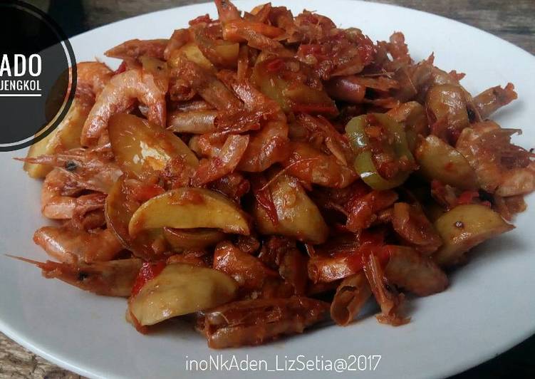 resep makanan Balado Udang & Jengkol