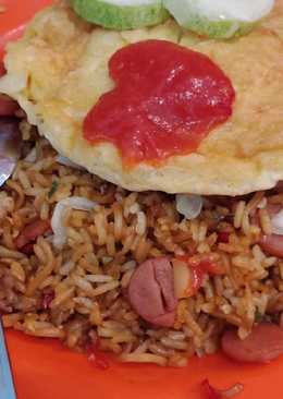 Nasi goreng magelangan/Mawut Pedas Manis