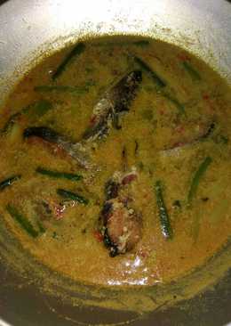 Gulai ikan patin dan kacang panjang
