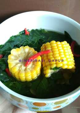 Sayur Bening Daun Katuk dan Jagung