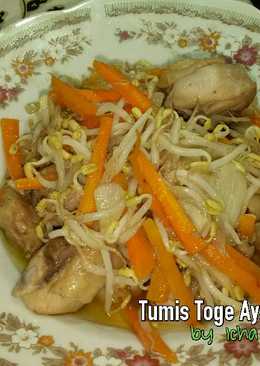 Tumis Toge Ayam Simple