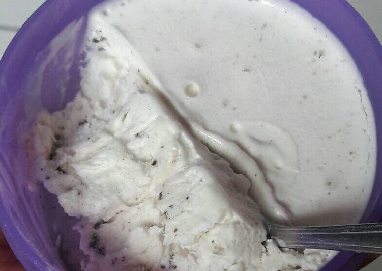 Resep Es Krim Oreo