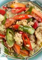 Oseng Jeroan & Telur Ikan Gabus (Haruan) #Dandelion