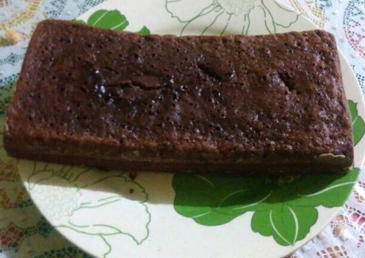 gambar untuk cara membuat Brownies Ketan Putih