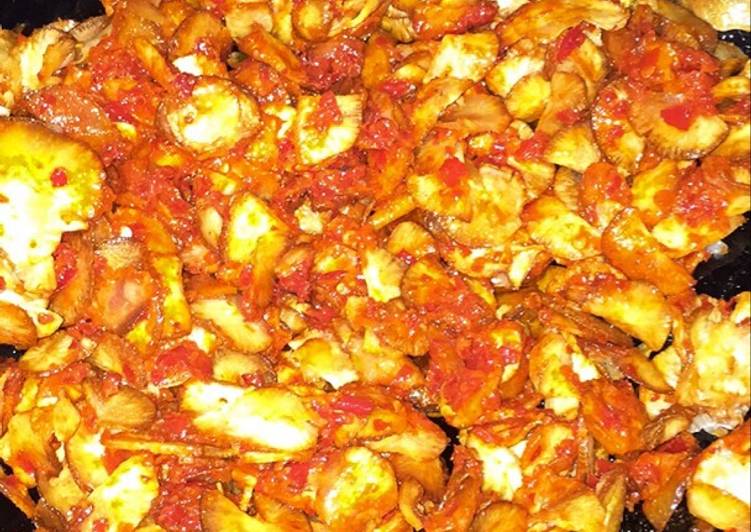 resep makanan Keripik Singkong Balado