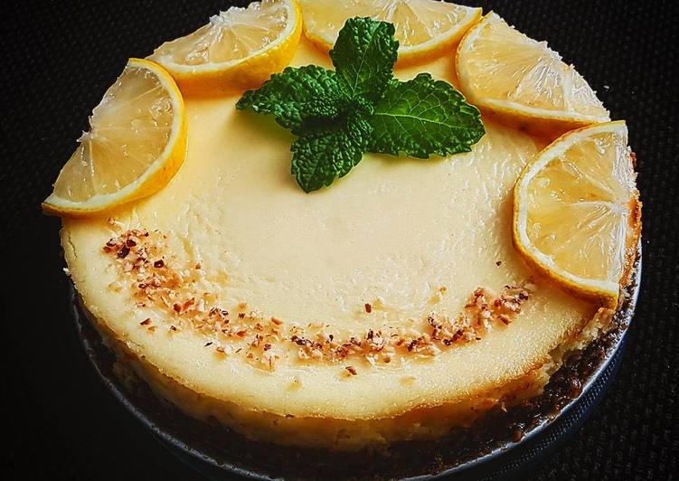 resep lengkap untuk Mini lemon cheesecake keto