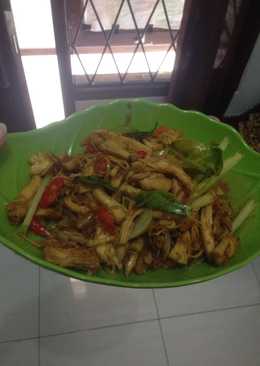 Ayam suir jeruk pedas