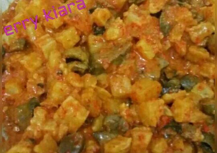 resep Sambel goreng kentang+ati ampela