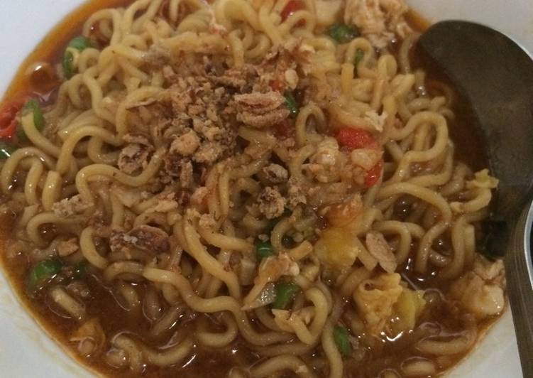 resep makanan Mie dogdog ala Burjo Jogja