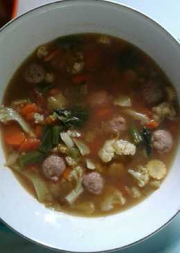 Bakso sapi sederhana