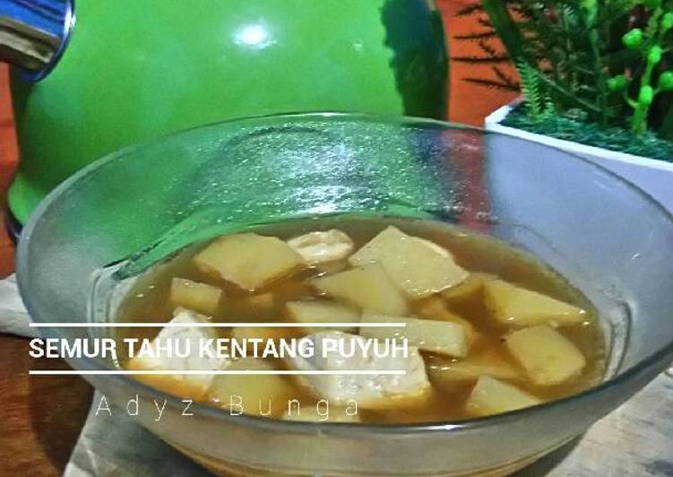 gambar untuk cara membuat Semur Tahu Kentang Puyuh