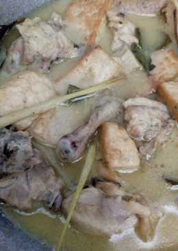 Opor Ayam & Tahu ala Ibu F