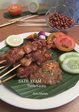 Sate Ayam bumbu kacang