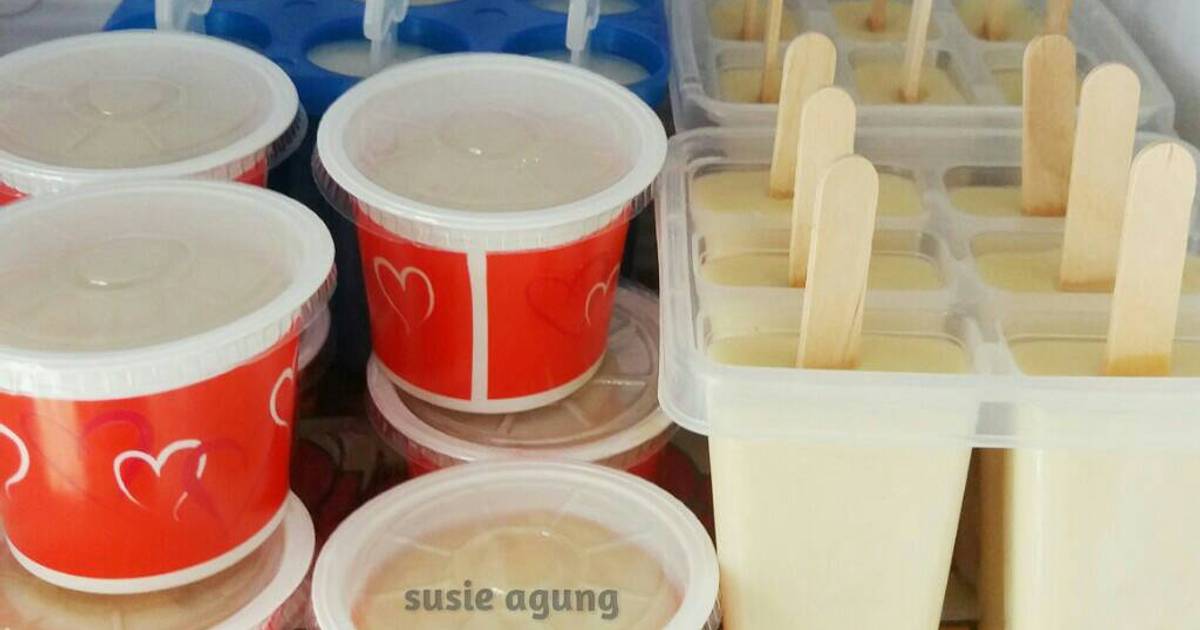 Resep Popsicle duren mudah & enak