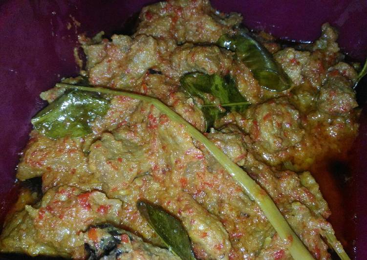 resep masakan Rendang Daging Sapi Pedas