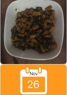 Oseng Tempe Lombok ijo