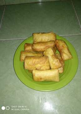 Lumpia isi tahu + telur