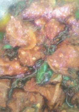 Daging sapi malbie kecap cabe ijo