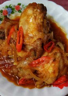 51. Ayam Saus Asam Pedas