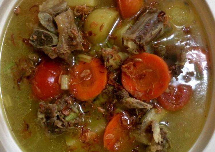 resep makanan Sop Marak(sup arab)