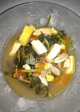 Sayur bayem tahu