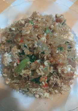 Bihun Goreng Telur Super Pedas