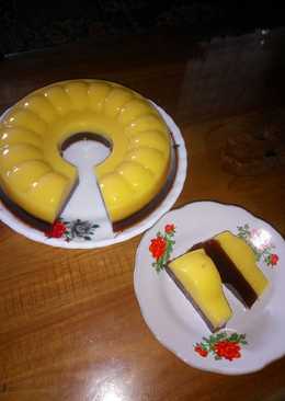 Puding jagung manis coklat