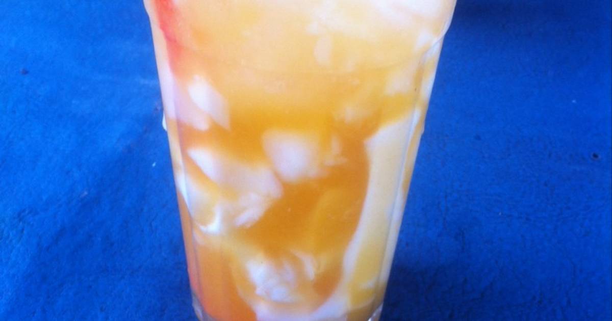 Resep Es Jerapa (Jeruk Air Kelapa) Ala Nanda-Nda