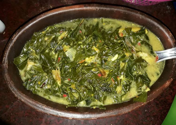 resep masakan Sayur daun singkong balado ala-ala