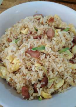 Nasi goreng ikan roa