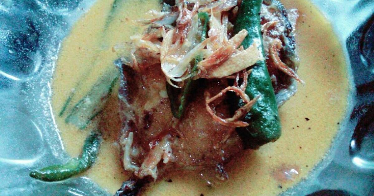 Resep Ikan  kedukang asap  lombok ijo oleh we el957foody 