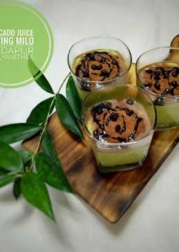 Avocado Juice Toping Milo