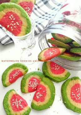 Watermelon cookies