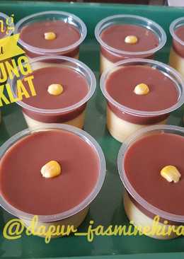 Puding Susu Jagung Coklat