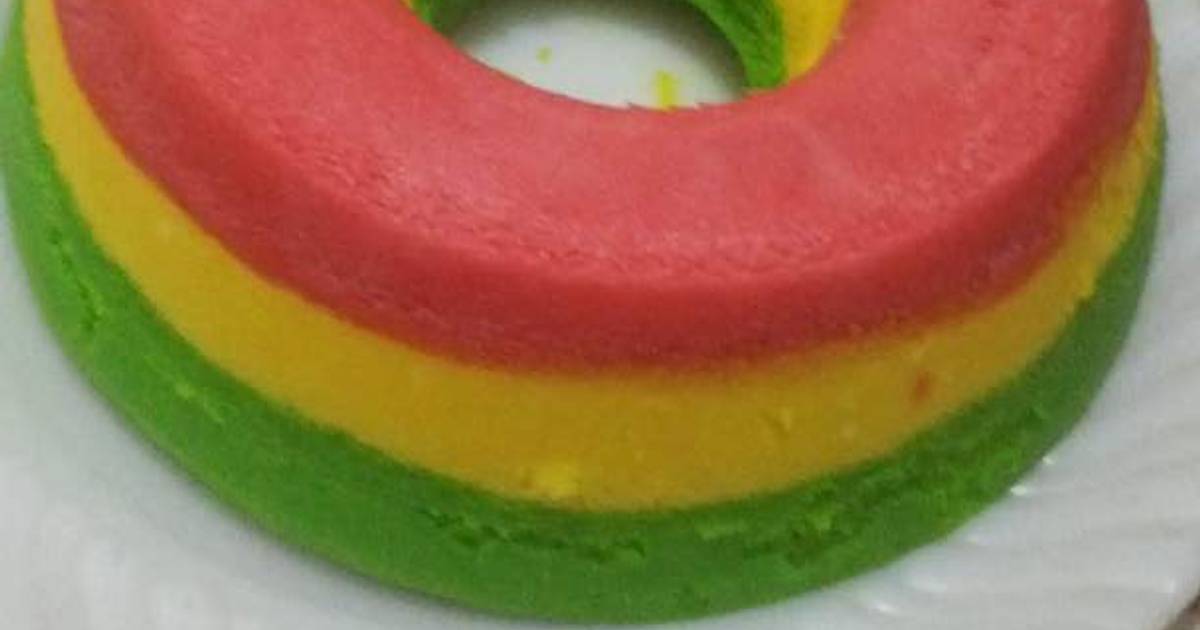 Resep BOLU KUKUS RAINBOW Resep BOLU KUKUS RAINBOW
