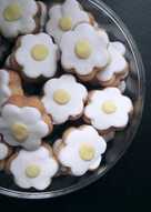 Fondant Flower Cookies