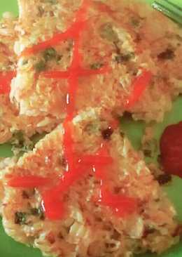 Omelet makaroni telor sayur