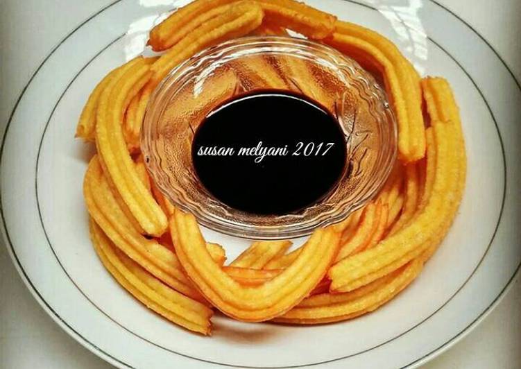 Resep Churros 1 telur Oleh Susan Mellyani