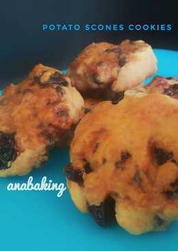 Potato scones cookies