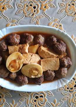 Semur Daging Tahu Telur