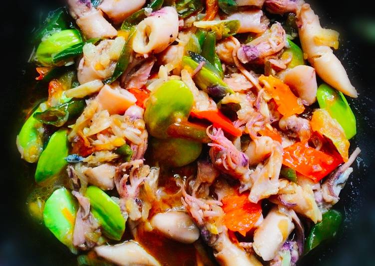 Resep Tumis Cumi Asin Pete Pedas Oleh betty asmo