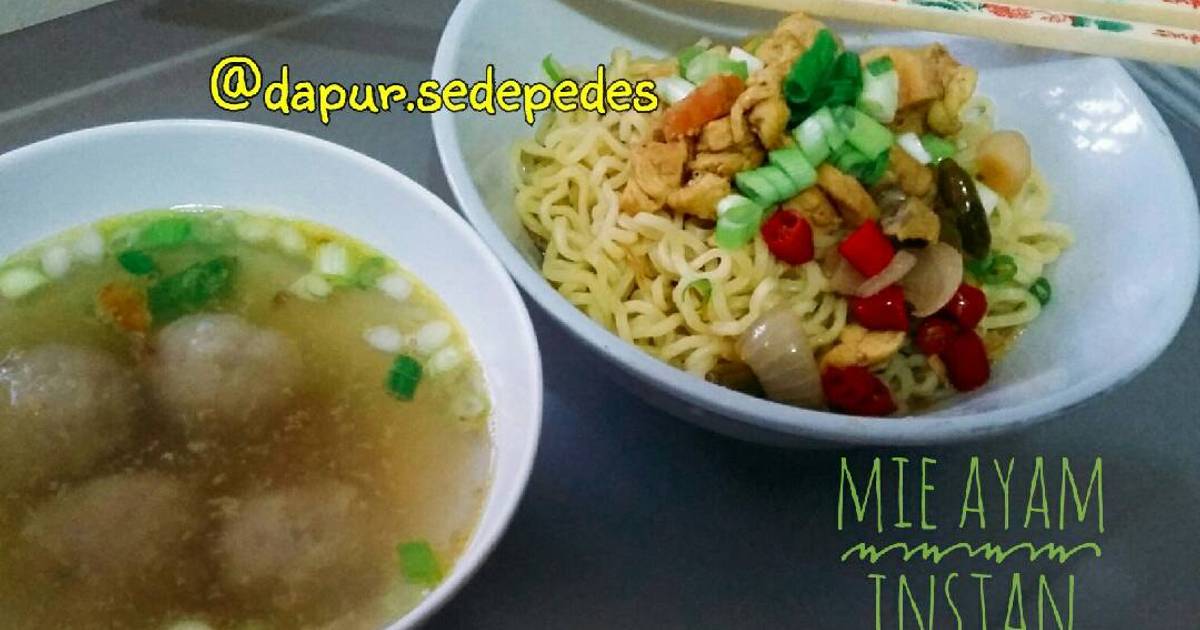 Resep Mie Ayam Instan oleh Ina Harahap - Cookpad
