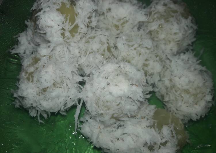 resep masakan Klepon Muncrat