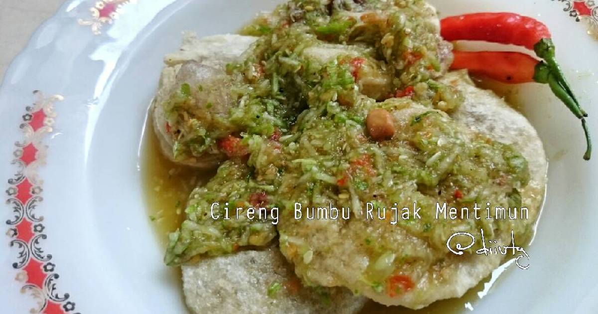  Resep  Cireng  Bumbu Rujak Mentimun Asam Pedas  oleh Divty 