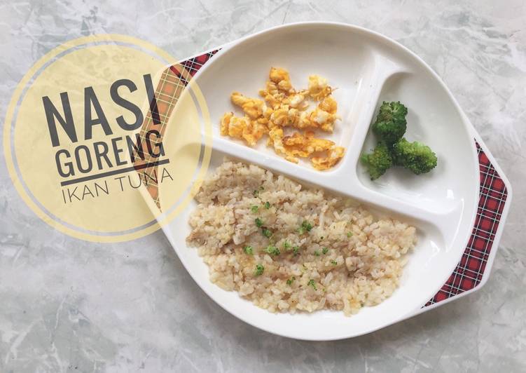 cara membuat NASI GORENG IKAN TUNA mpasi 11m+