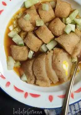 Pempek gurih santan