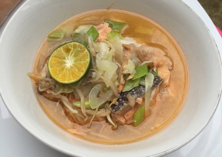 resep makanan Sup Tulang Salmon