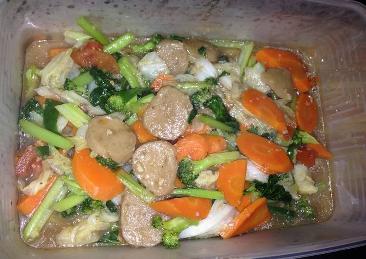 Capcay Bakso Kuah Sederhana Capcay Bakso Kuah Sederhana