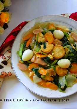 Capcay Tahu Telur Puyuh simple ala Elfa